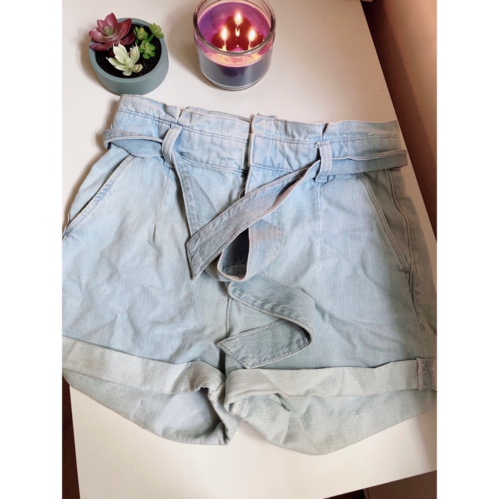 Express Paperbag Waist Shorts